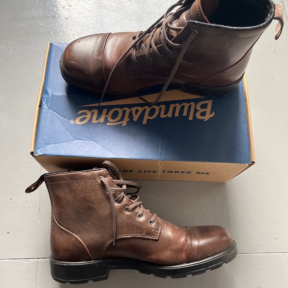 Lace up leather Blundstones US men’s 10 - Picture 1 of 7